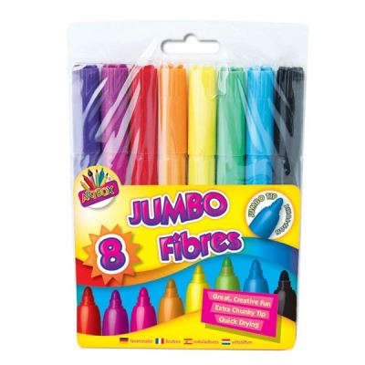 Jumbo Art Fibres - 8 Pack Art Box TA1096 for Creative Projects